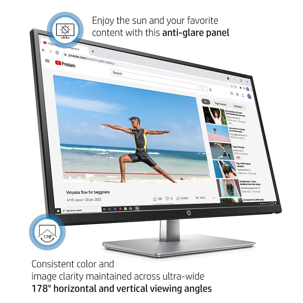 Sale HP 32s Monitor, 31.5" Full HD IPS LED Monitor , Silver/Black (2UD96AA#ABA)