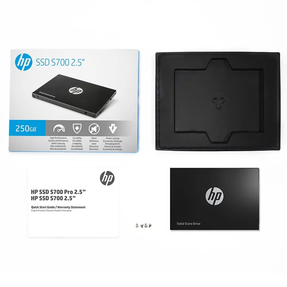 Sale HP Solid State Internal Hard Drive S700, 250GB 2.5" SATA III 3D NAND