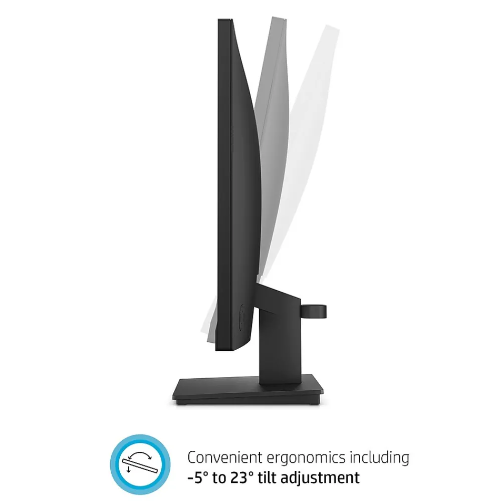 Online HP V24i G5 24" LCD Monitor, Black (65P58AA#ABA)