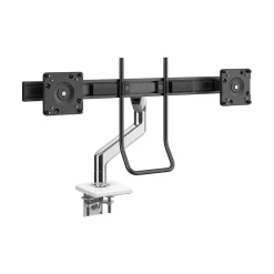 Discount Humanscale Adjustable Dual Arms, Up to 28" Monitor, Silver (M82HBW)