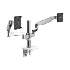 Outlet Humanscale Dual Monitor Arm, Polished Aluminum (X22TBW)