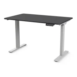 Standing Desks*Humanscale eFloat Go 2.0 48"W Electric Rectangular Adjustable Standing Desk, Black (FYH12TS2448BL)