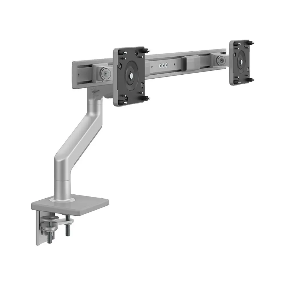 Hot Humanscale M8.1 Adjustable Dual Monitor Arm, Up to 28" Monitors, Silver (M82CGS)