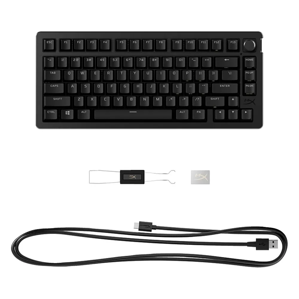 Discount HyperX Alloy Rise 75 Gaming Mechanical Keyboard, Black (7G7A4AA)