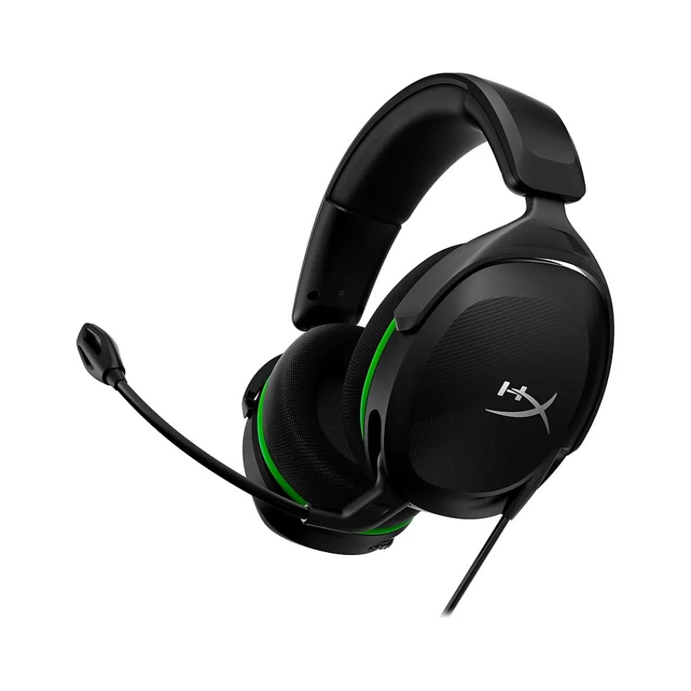 Hot HyperX CloudX Stinger 2 Core Noise Canceling Gaming Headset, 3.5mm, Black (6H9B8AA)
