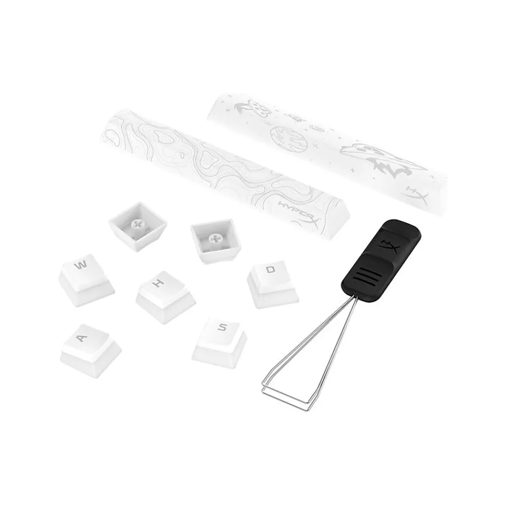 Sale HyperX Pudding Keycaps 2 Full Key Set, White (7G8K2AA)