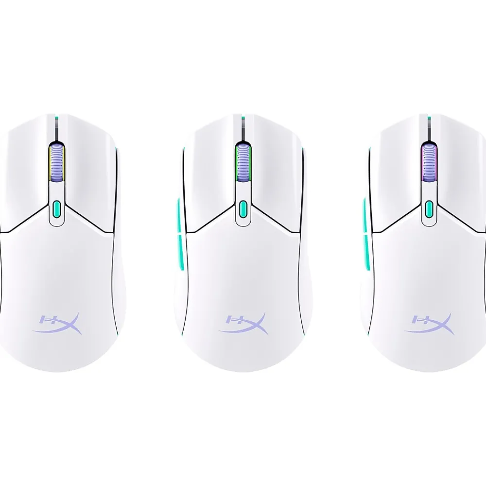 New HyperX Pulsefire Haste 2 Core Wireless Optical Gaming Mouse, White (8R2E7AA)