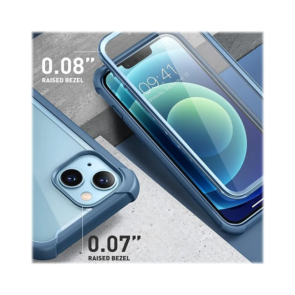 i-Blason Ares Blue Bumper Case for iPhone 13 (iPhone2021-6.1-Ares-SP-Azure)