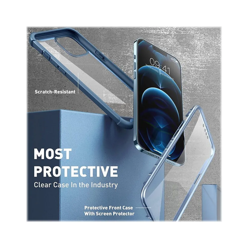 i-Blason Ares Blue Snap Case for iPhone 13 Pro Max (iPhone2021-6.7-Ares-SP-Azure)