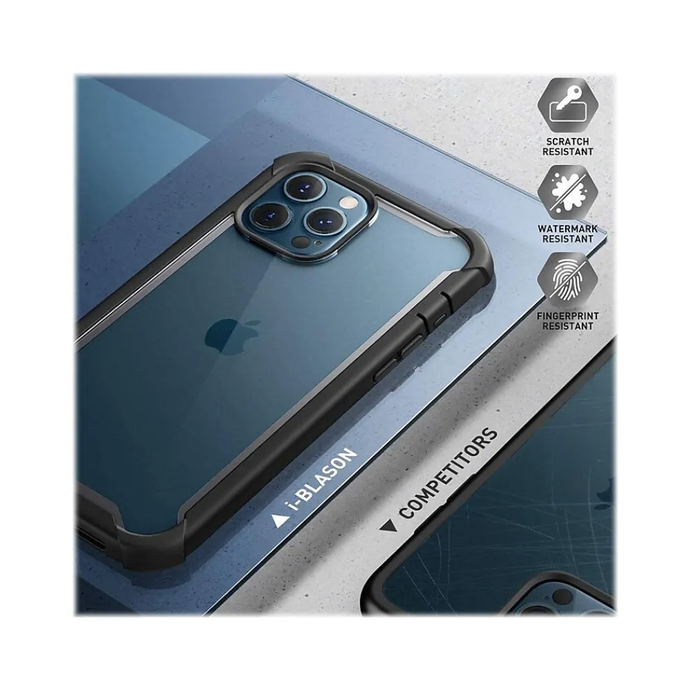 i-Blason Ares MagSafe Rugged Case for iPhone 12 Pro Max, Black (iPhone2020-6.7-Ares-SP-Black)