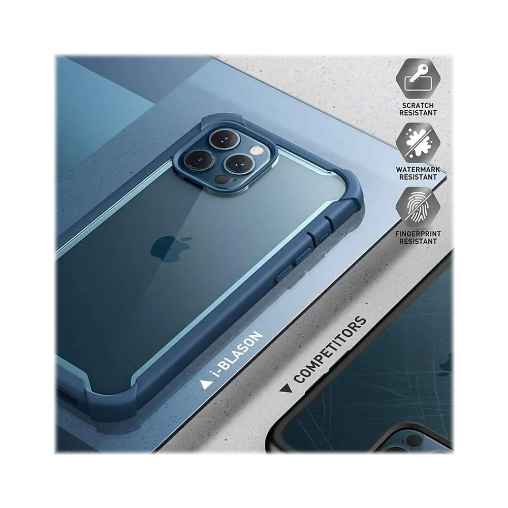 i-Blason Ares MagSafe Rugged Case for iPhone 12 Pro Max, Blue (iPhone2020-6.7-Ares-SP-Cerulean)