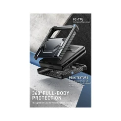 i-Blason Armorbox Black Rugged Case for Samsung Galaxy Z Flip4 (Galaxy2022-ZFlip4-5G-Armorbox-Black)