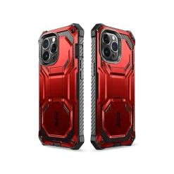 i-Blason Armorbox Metallic Red Rugged Case for iPhone 14 Pro Max (iPhone2022Pro-6.7-Armorbox-SP-Ruddy)
