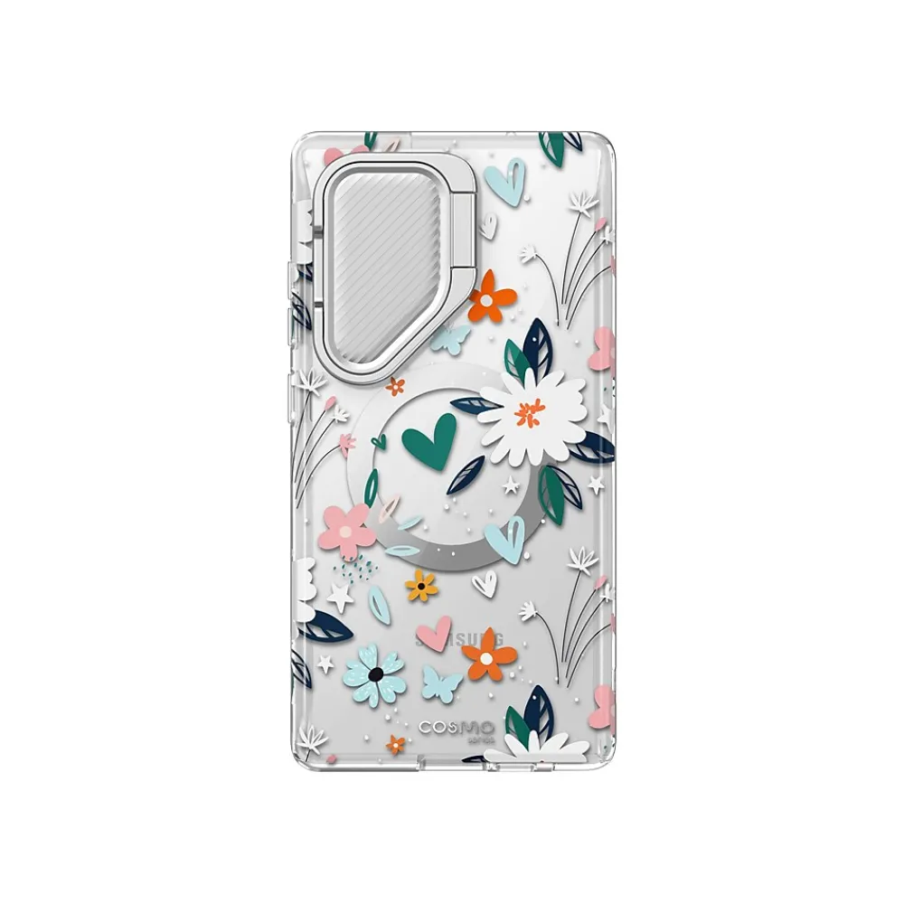 i-Blason Cosmo Clear Paint MagSafe Case for Samsung Galaxy S24 Ultra, Shock-Absorbing