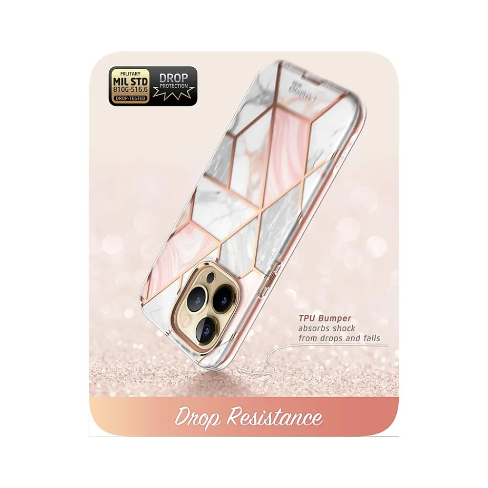 i-Blason Cosmo Marble Pink Case for iPhone 14 Pro Max (iPhone2022Pro-6.7-Cosmo-SP-Marble)