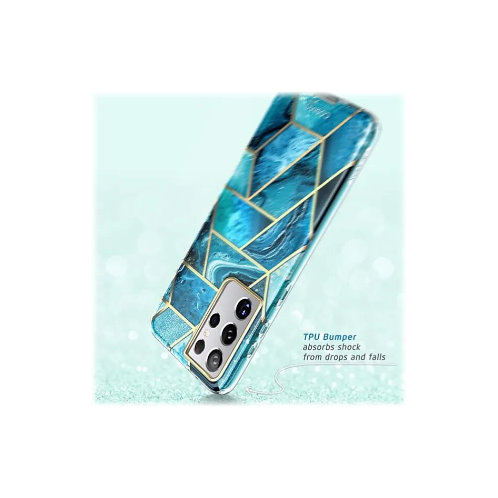 i-Blason Cosmo Ocean Blue Case for Samsung Galaxy S21 Ultra (Galaxy-S21Ultra-Cosmo-Ocean)