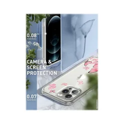 i-Blason Halo Butterfly Pink Snap Case for iPhone 13 Pro Max (iPhone2021-6.7-Halo-E)