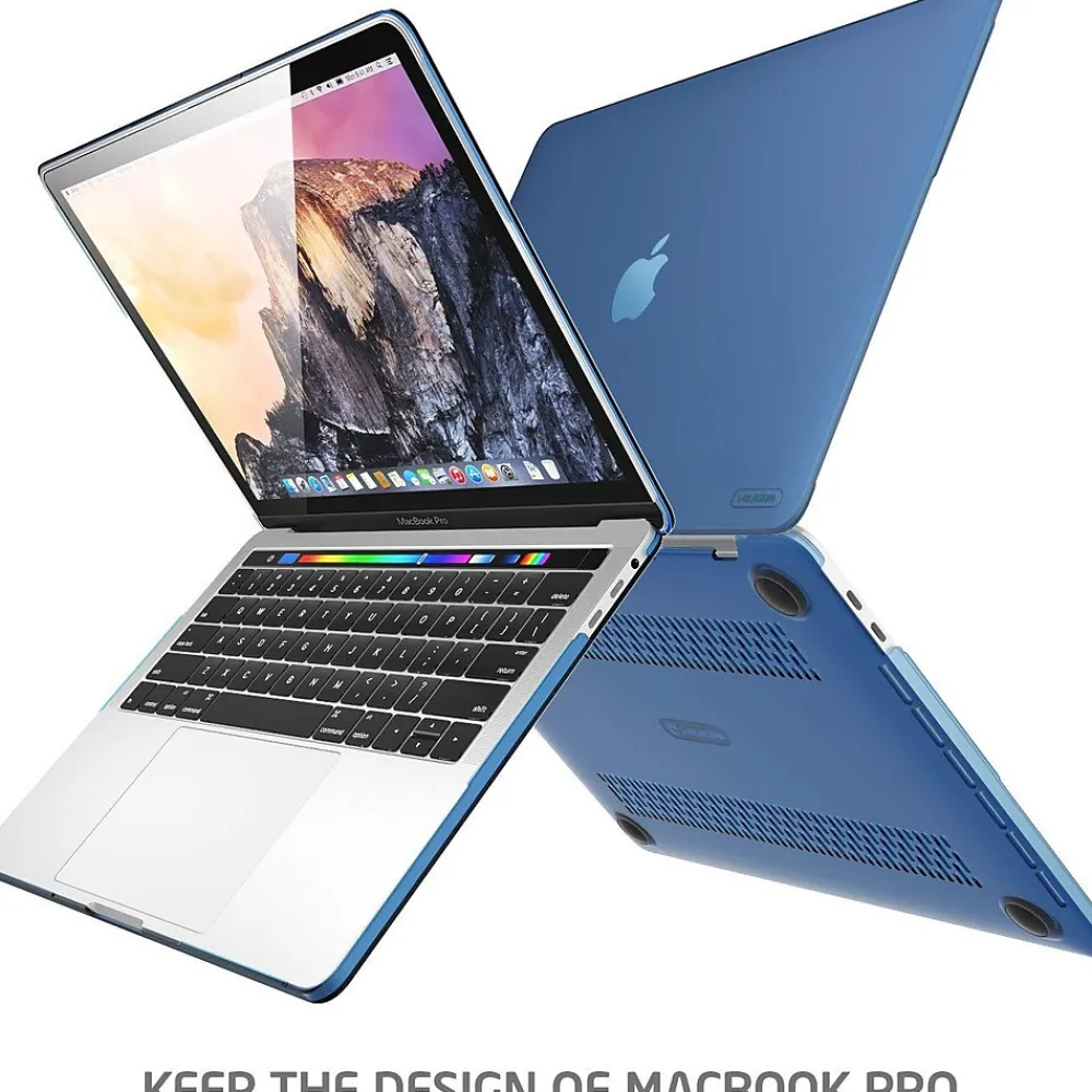 Halo Series Hard Shell Protective Case for Macbook Pro 15-Inch (2016), Blue (MBPRO15-16H-BL)<i-Blason Discount