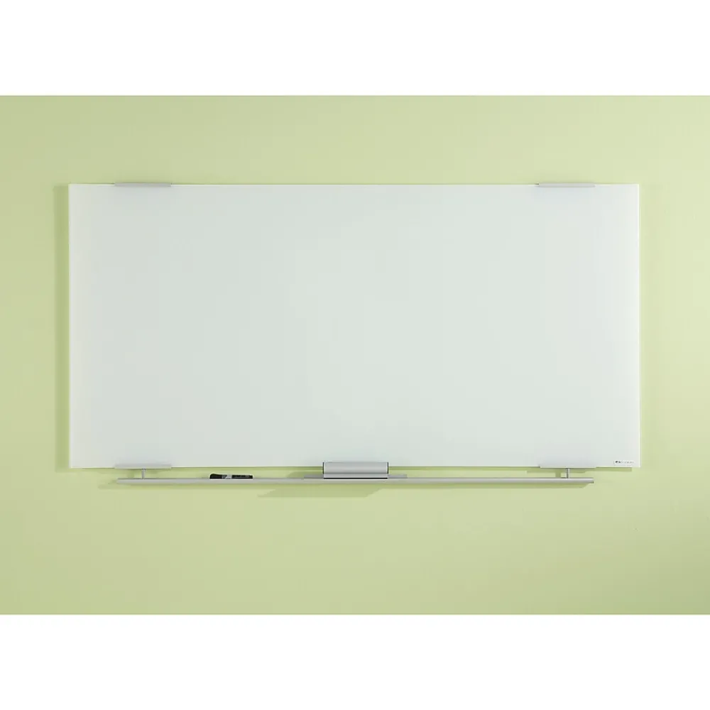 Dry Erase*ICEBERG Clarity Glass Dry-Erase Whiteboard, 6' x 3' (31160)