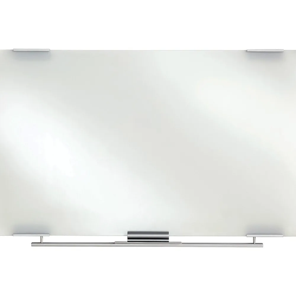 Dry Erase*ICEBERG Clarity Glass Dry-Erase Whiteboard, 4' x 3' (31140)