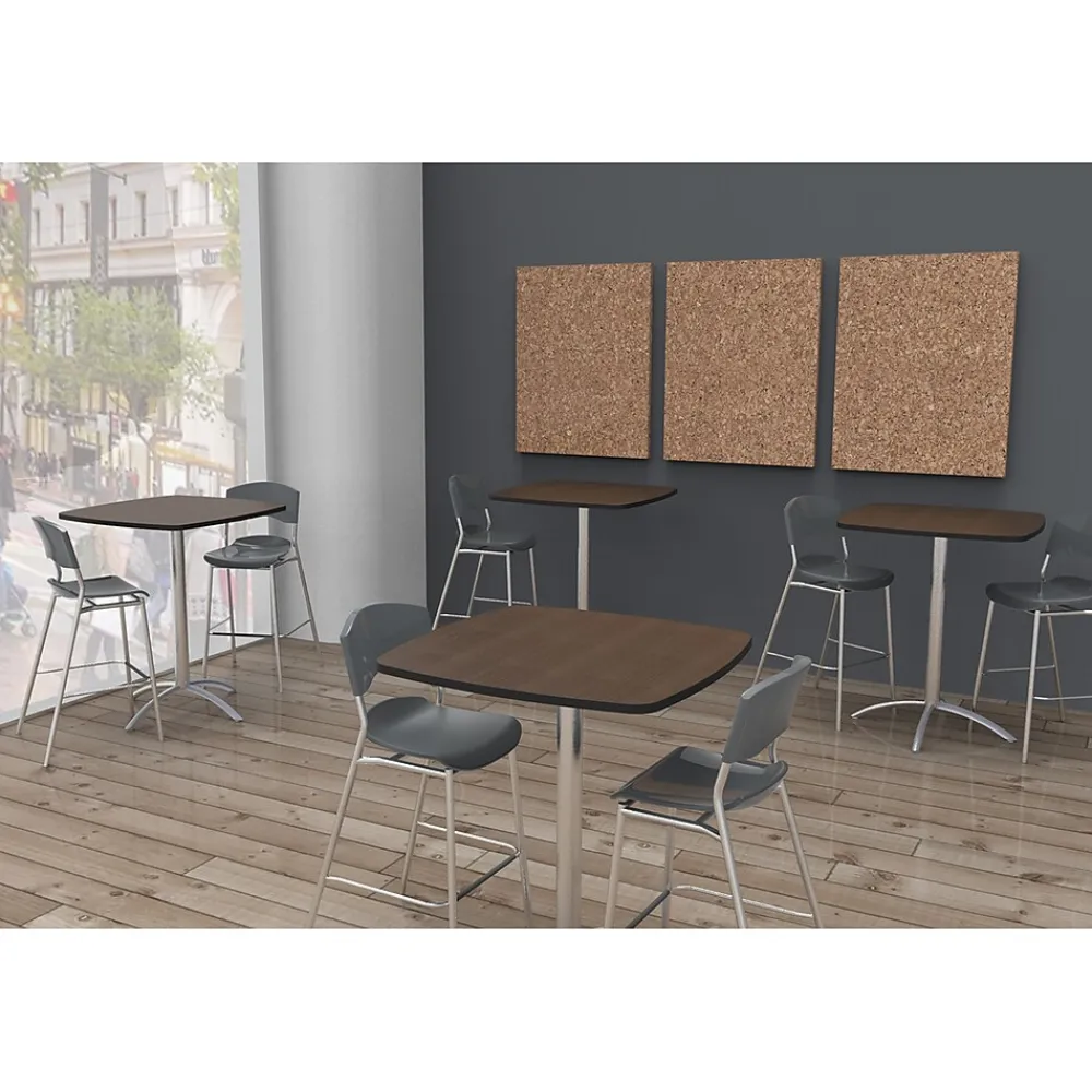 Bulletin*ICEBERG Frameless 36"x46" Designer Cork Bulletin Board (35011)