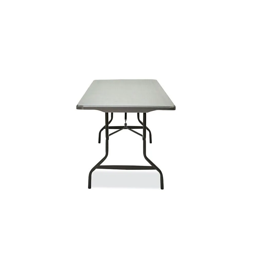 Folding Tables*ICEBERG IndestrucTable Commercial Folding Table, Rectangular, 72" x 30" x 29", Charcoal Top (ICE65527)