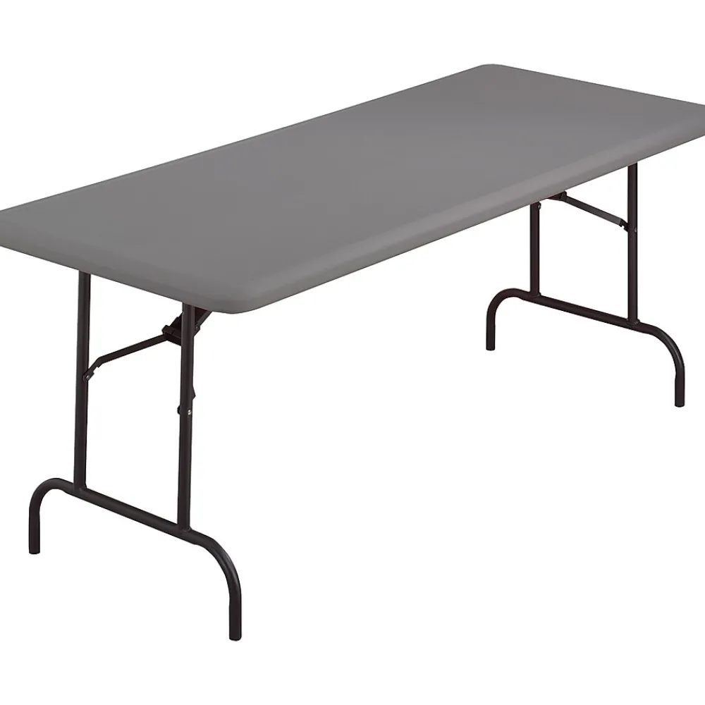 Folding Tables*ICEBERG ® IndestrucTables TOO™ 1200 Series Folding Table, 60x30", Charcoal