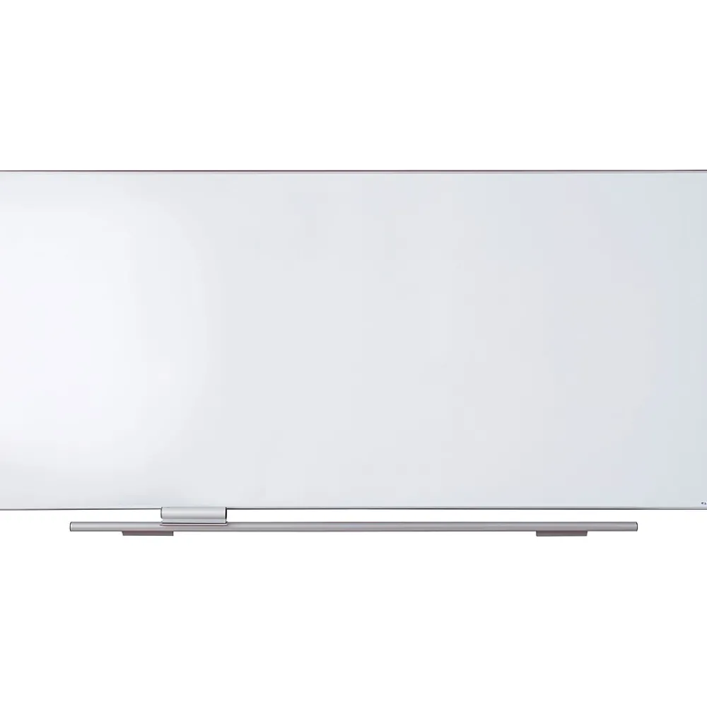 Dry Erase*ICEBERG Polarity Porcelain Magnetic Dry-Erase Boards, Aluminum Frame, 8' x 4' (31480)
