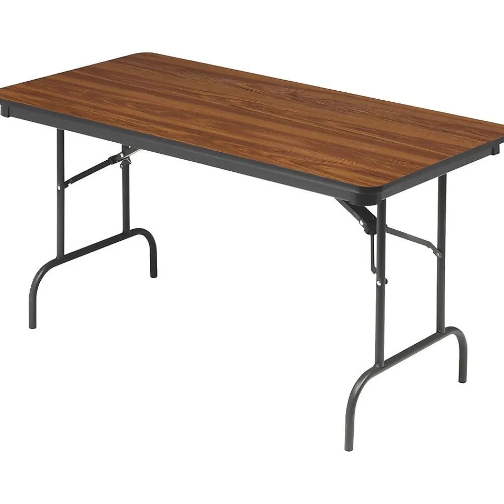 Folding Tables*ICEBERG ® Premium Wood Laminate Folding Tables, 60x30", Oak