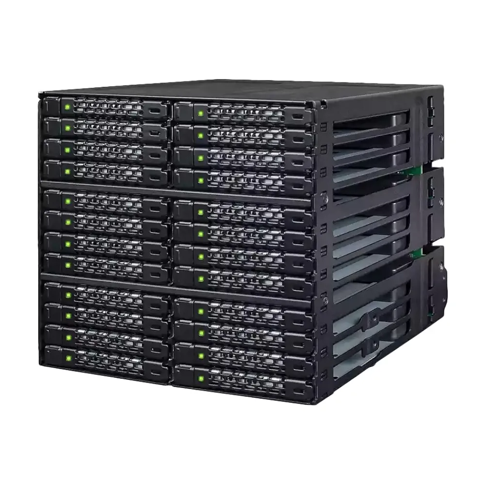 Sale Icy Dock ToughArmor M.2 5.25" External SATA Hard Drive Enclosure, SSD & HDD, Black (MB924IP-B)
