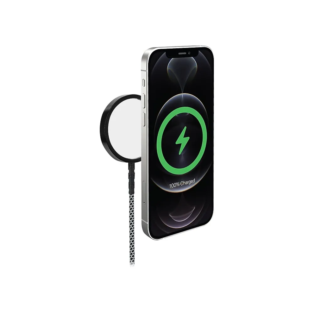 Wireless Charger for iPhone 12/13, Black (2IHQI0851B0L2)<iHome