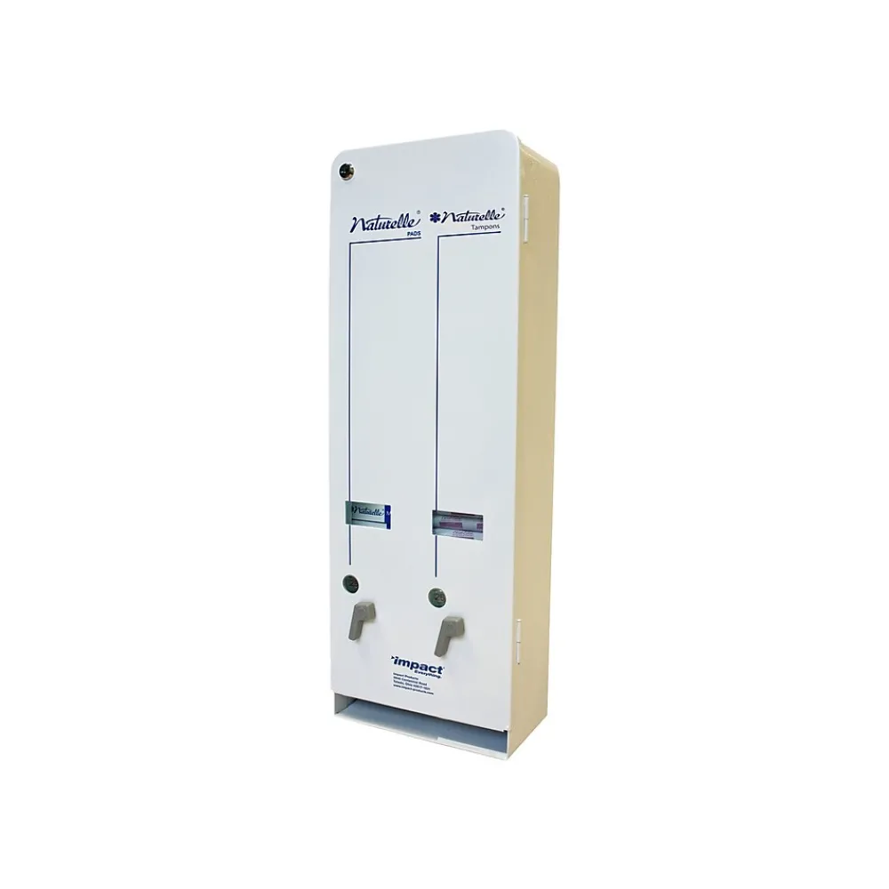 Impact J6-RC Enamel Feminine Dual Dispenser, White, Each (25191000)