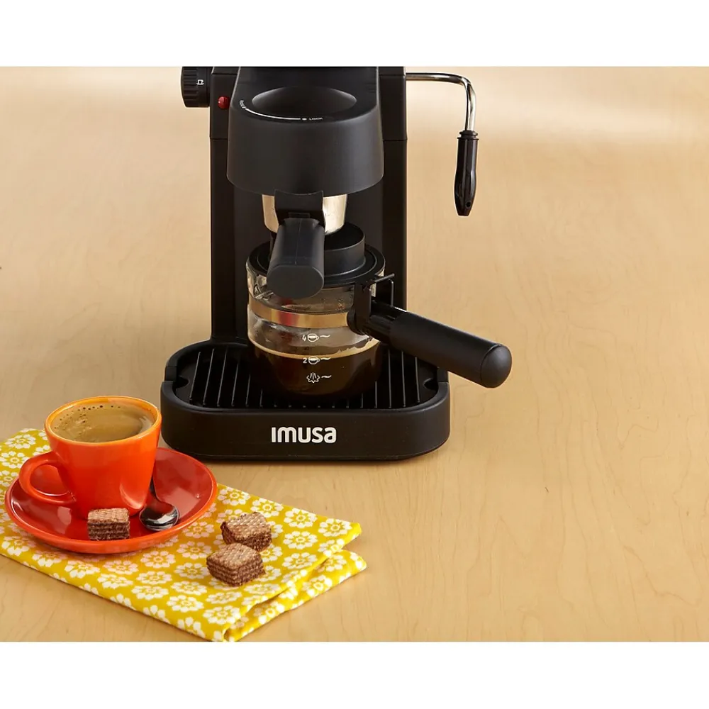 Imusa 4-Cups Steam Espresso Machine (GAU-18202)