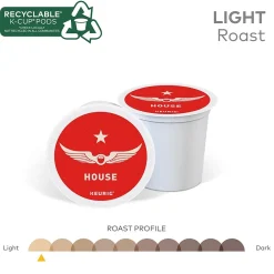 Intelligentsia House Coffee Keurig® K-Cup® Pods, Light Roast, 20/Box (5000371868)