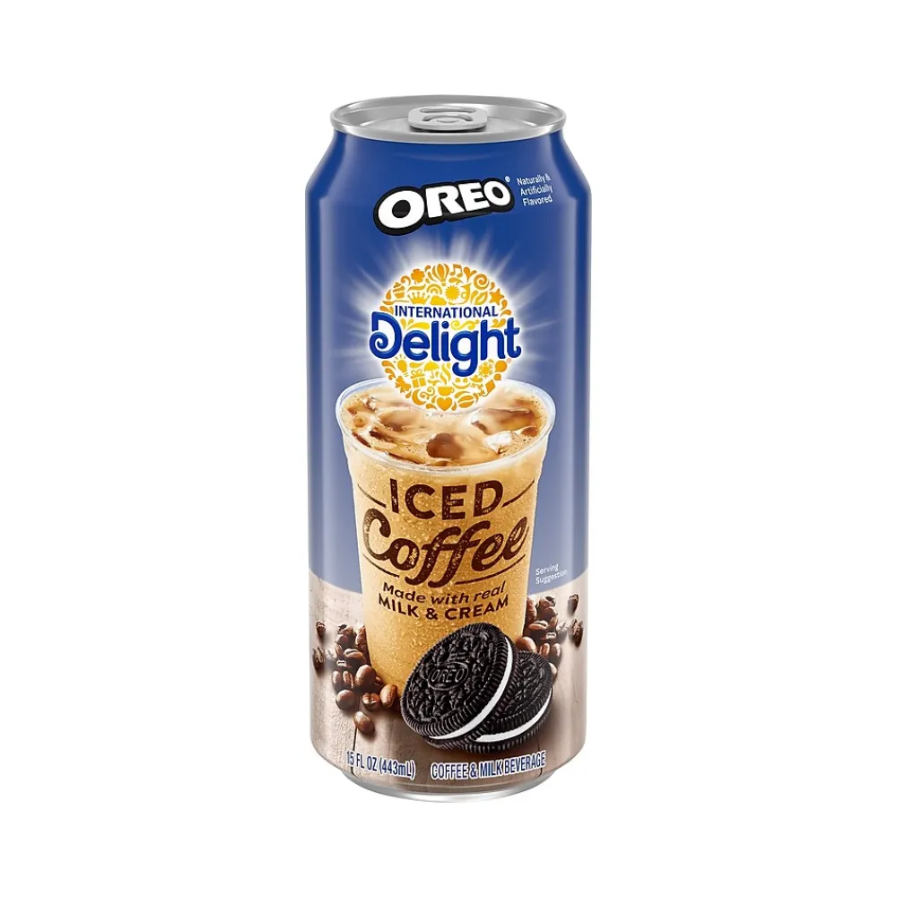 International Delight Iced OREO Coffee, 15 fl. oz., 12/Carton (745189/177175)