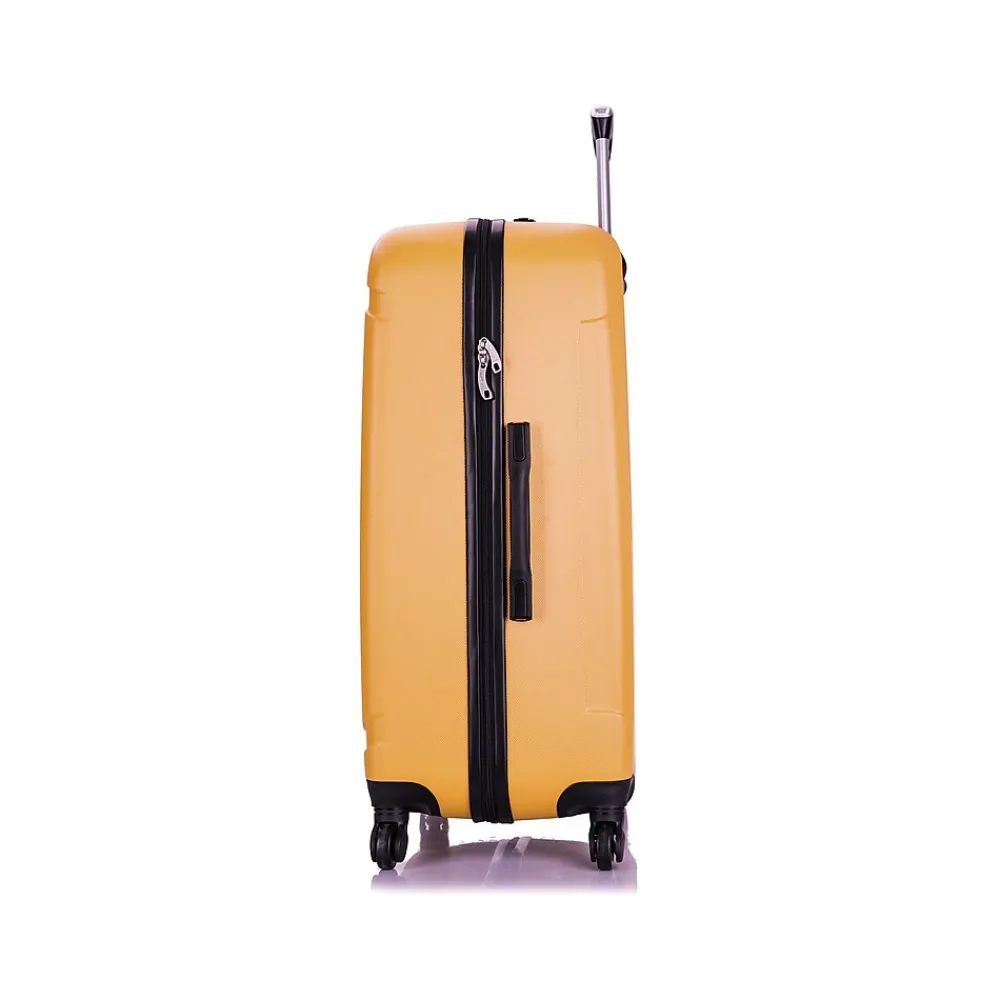 Pilot 28" Hardside Suitcase, 4-Wheeled Spinner, Mustard (IUPIL00L-MUS)<InUSA Best