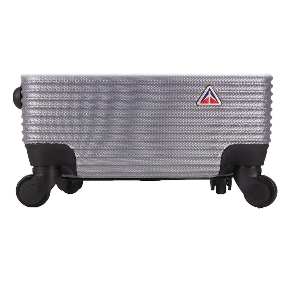 Royal 3-Piece Hardside Spinner Luggage Set, Silver (IUROYSML-SIL)<InUSA Clearance