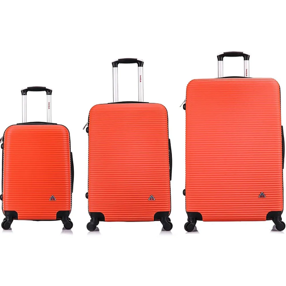Royal 3-Piece Hardside Spinner Luggage Set, Orange (IUROYSML-ORG)<InUSA Online