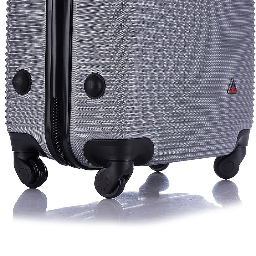 Royal 2-Piece Hardside Spinner Luggage Set, (IUROY0SM-SIL)<InUSA Best