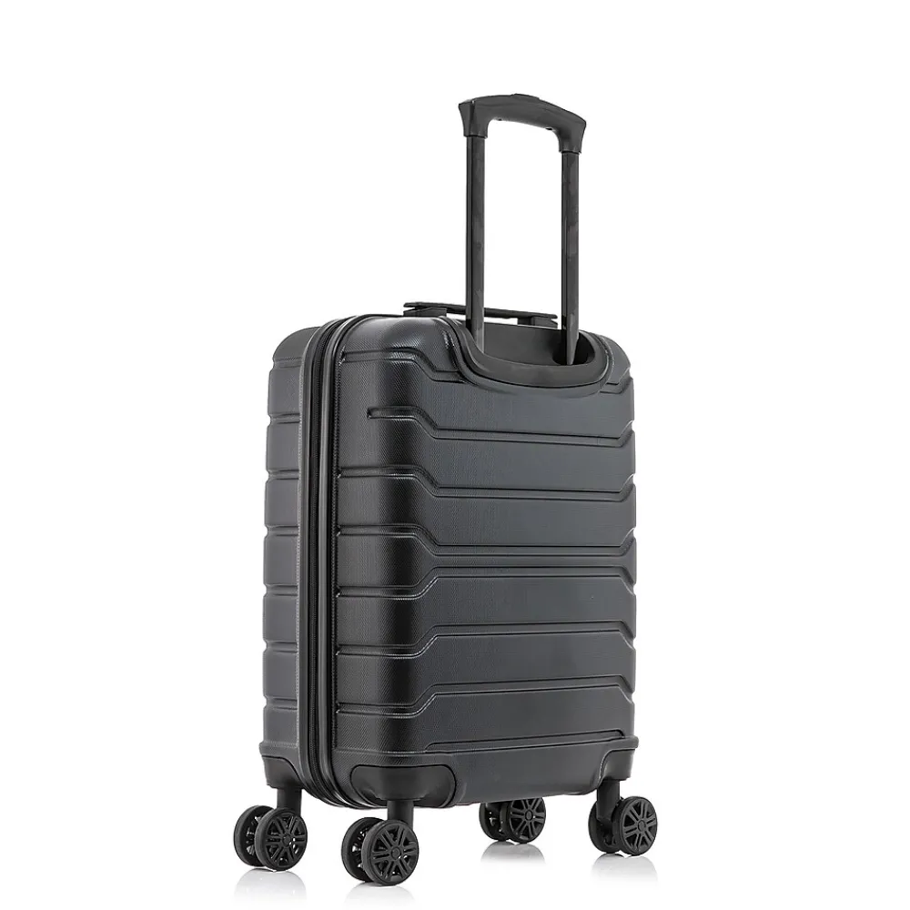 Trend 20" Hardside Carry-On Suitcase, 4-Wheeled Spinner, Black (IUTRE00S-BLK)<InUSA Hot