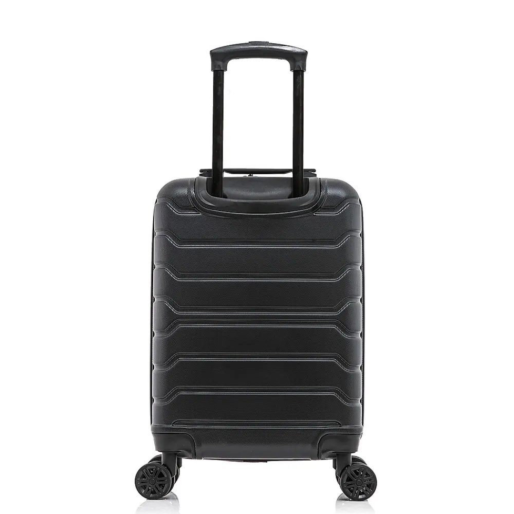 Trend 20" Hardside Carry-On Suitcase, 4-Wheeled Spinner, Black (IUTRE00S-BLK)<InUSA Hot