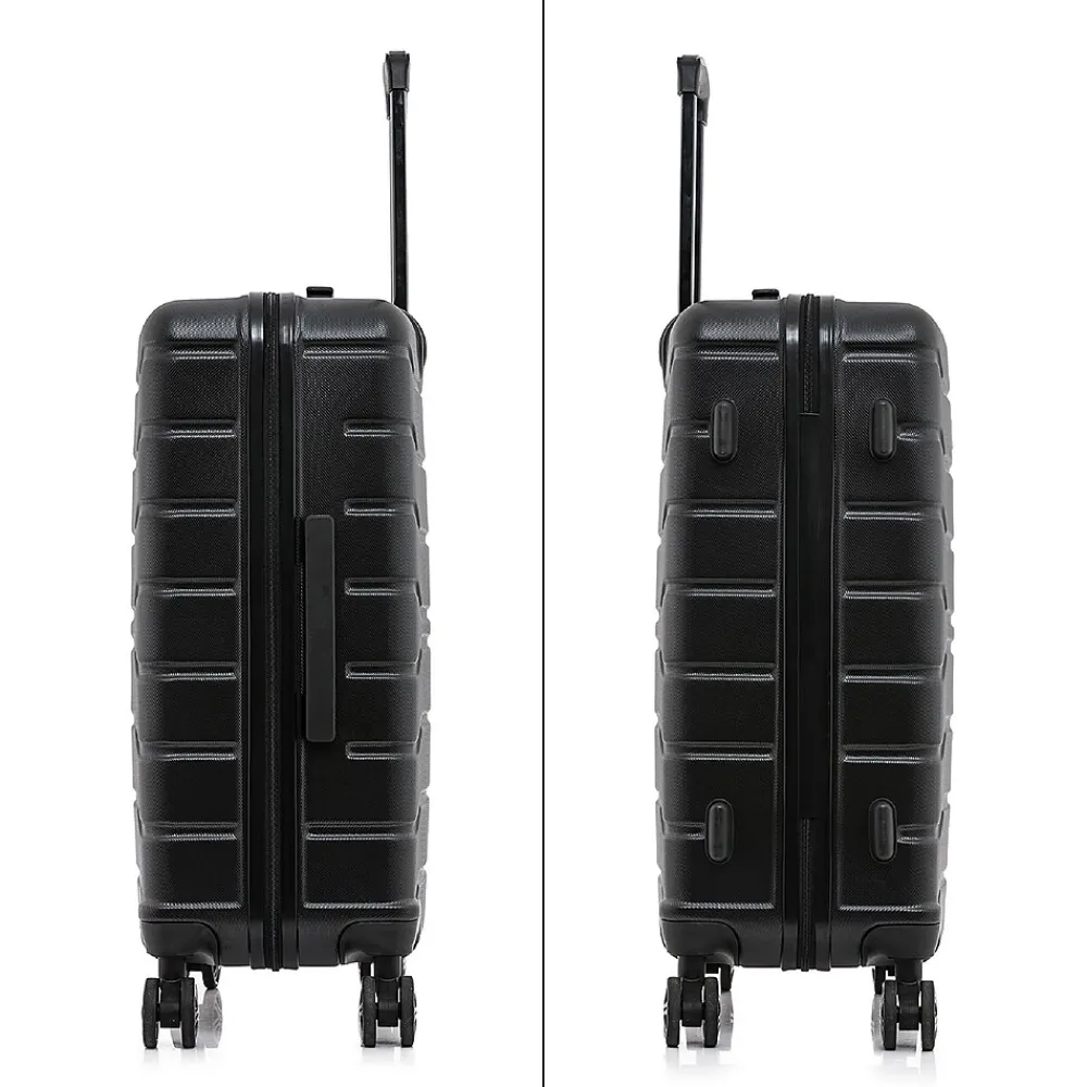 Trend 20" Hardside Carry-On Suitcase, 4-Wheeled Spinner, Black (IUTRE00S-BLK)<InUSA Hot