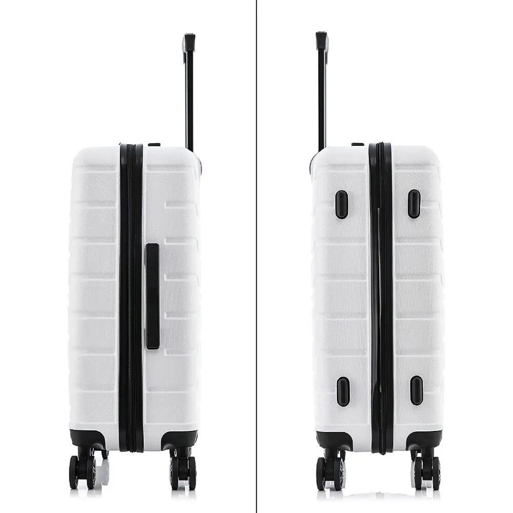 Trend 20" Hardside Carry-On Suitcase, 4-Wheeled Spinner, White (IUTRE00S-WHI)<InUSA Hot