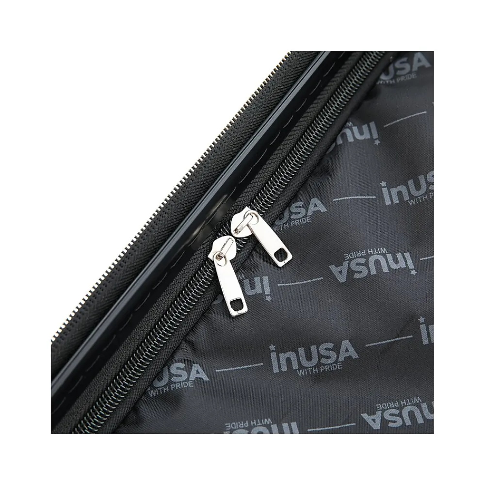 Trend 3-Piece Hardside Spinner Luggage Set, Blue (IUTRESML-BLU)<InUSA New