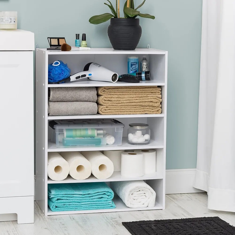Bookcases*Iris 31.51" 5-Shelf Bookcase, White (596984)