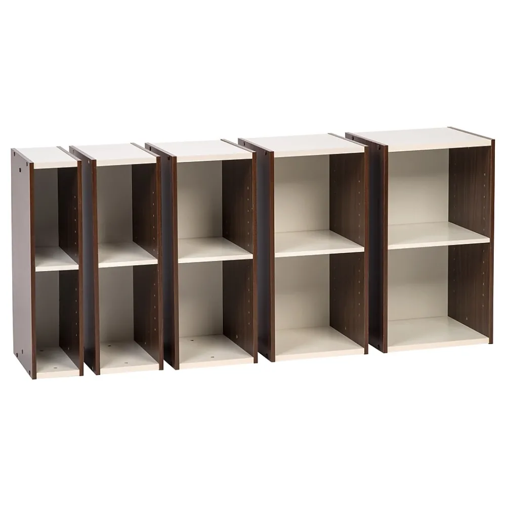 Shelving*Iris ® 11" x 23" Space Saving Shelf, Sema Series, Walnut Brown (596303)
