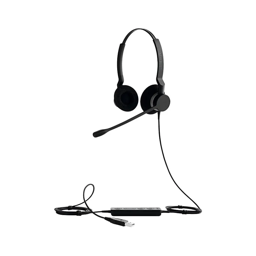 Hot jabra Biz 2300 Duo Stereo On Ear Headset, USB-A, UC Certified (GSA2399-829-109PTT)
