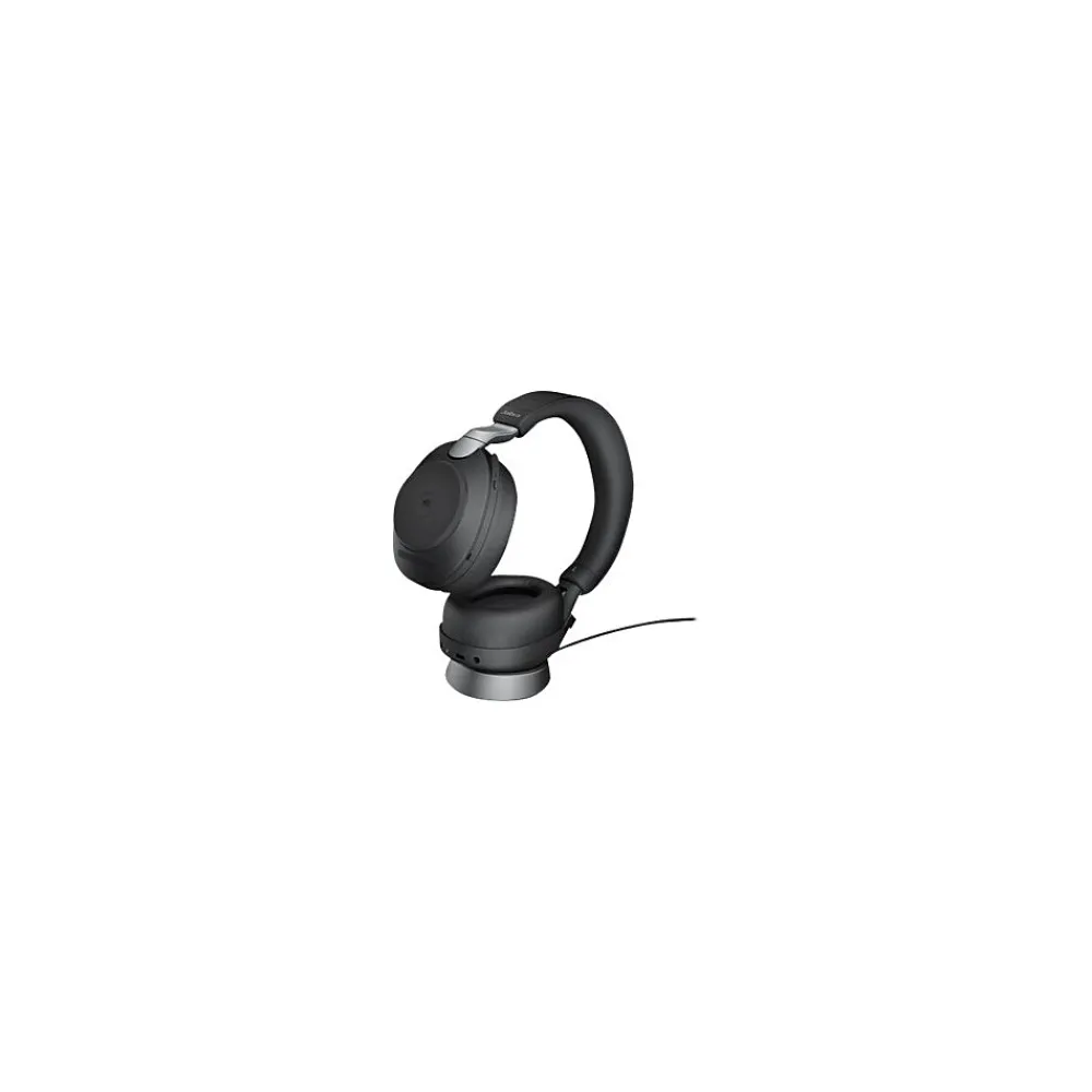 jabra Evolve2 85 MS Wireless Bluetooth Stereo Headset with Charging Stand, USB-C, MS Certified (28599-999-889)