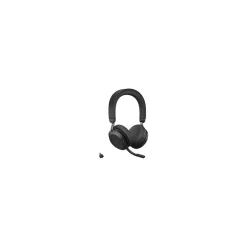 New jabra Evolve2 75 MS Wireless Noise Canceling Bluetooth Mobile On Ear Headset, MS Certified, Black (27599-999-889)