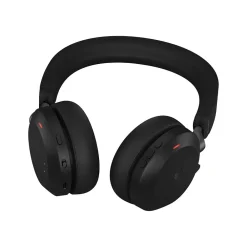 New jabra Evolve2 75 MS Wireless Noise Canceling Bluetooth Mobile On Ear Headset, MS Certified, Black (27599-999-889)